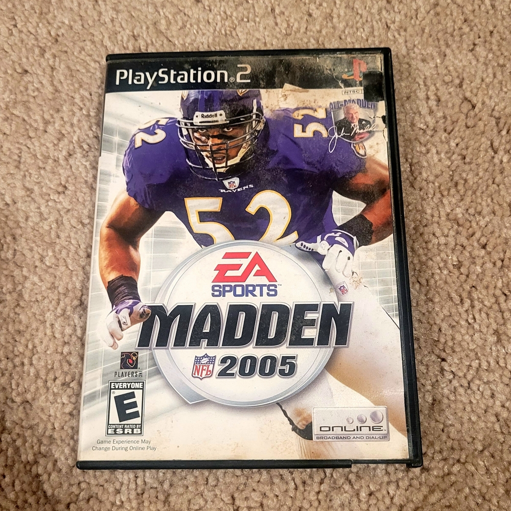 Madden 2005 for PlayStation 2 - Black
